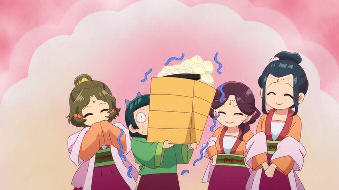 アニメ「薬屋のひとりごと」5話場面カット 猫猫、桜花、貴園、愛藍